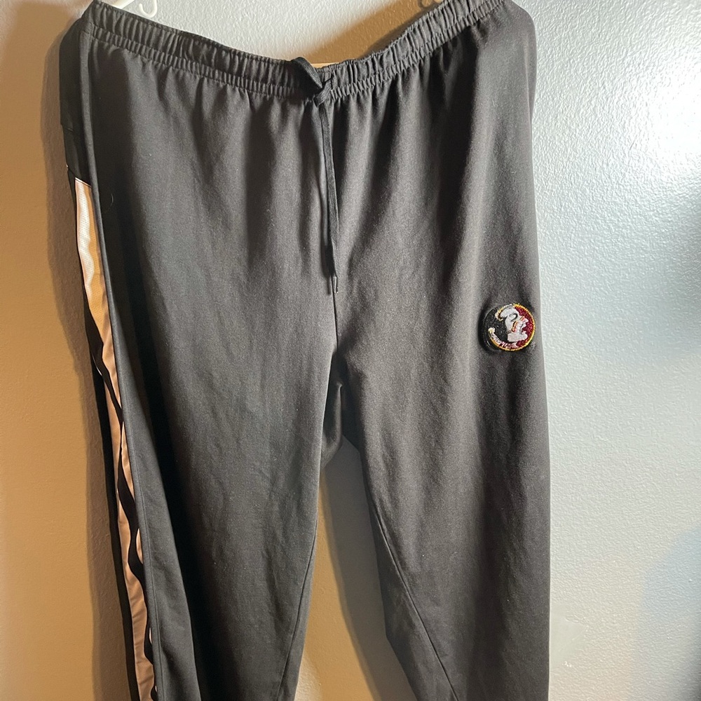 FSU Football Woman’s Knit Track Pant’s XL NWT